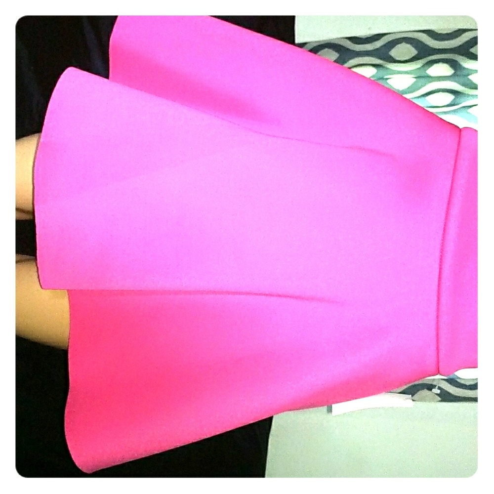 Pink mini skirt